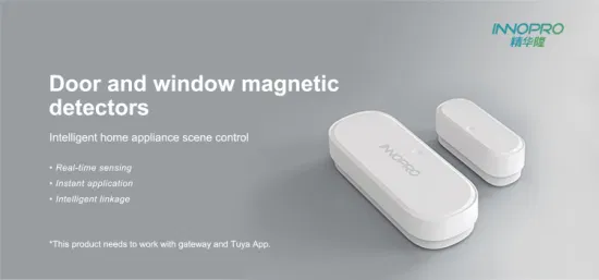 Sensori di sicurezza Zigbee Sistema di allarme di sicurezza domestica intelligente Sensore per porte e finestre Zigbee